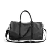 22 L Nylon Gym & Weekender Duffel with Inner Pocket Black color SKU reference