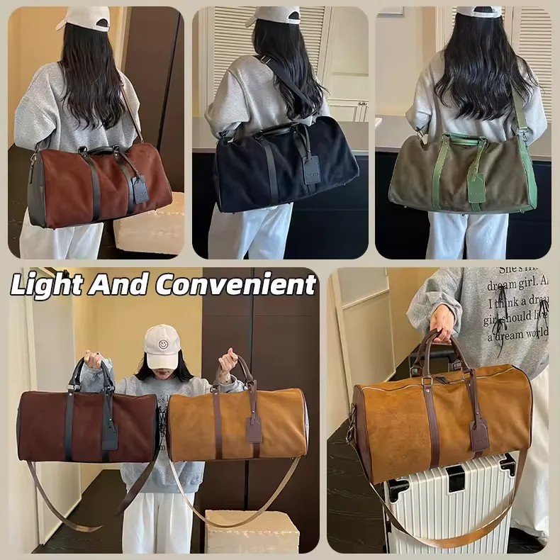 23 L PU Weekender Duffel with Decorative Pendant product reference image