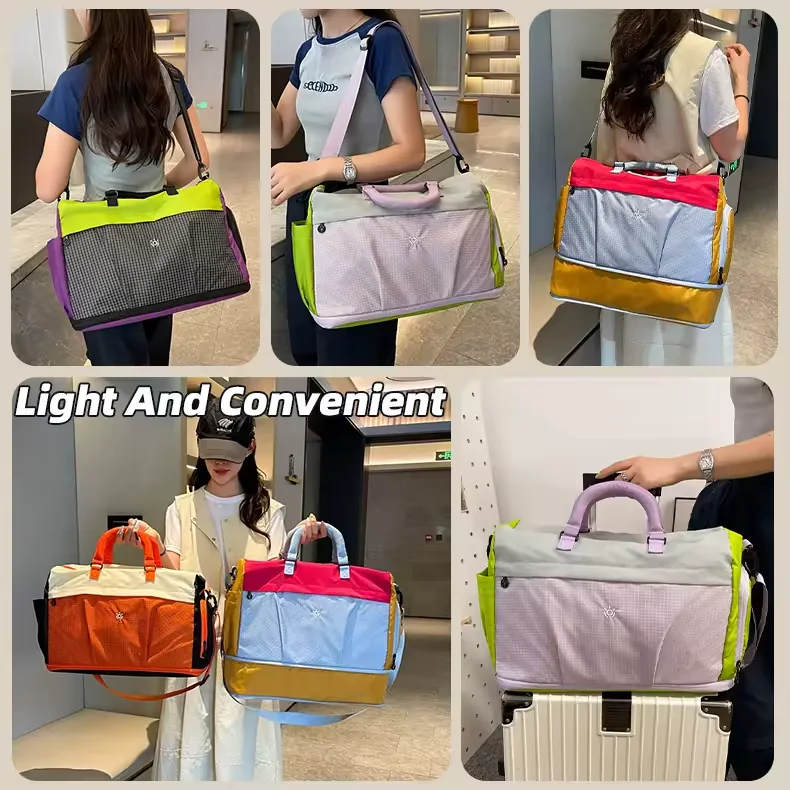 Expandable Oxford Travel Duffel with Shoe Compartment product reference image