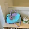 Crossbody Gym & Travel Bag with Wet/Dry Pocket Blue color SKU reference