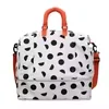 Travel Duffel with Shoe Compartment & Security Pouch White color SKU reference