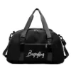 Dry/Wet Gym Duffel with Shoe Compartment Black color SKU reference