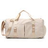 13-Color Gym & Travel Duffel with Shoe Compartment Beige color SKU reference