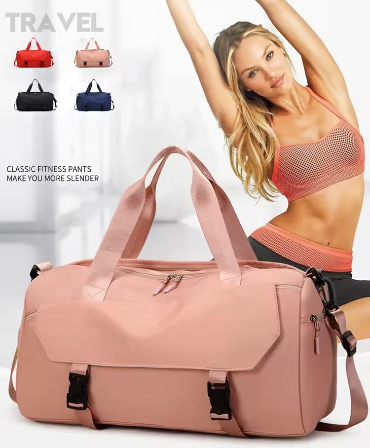 Polyester Gym and Yoga Duffel with Shoe Compartment product reference image