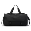 Polyester Gym and Yoga Duffel with Shoe Compartment Black color SKU reference