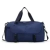 Polyester Gym and Yoga Duffel with Shoe Compartment Deep blue color SKU reference