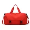 Polyester Gym and Yoga Duffel with Shoe Compartment Red color SKU reference