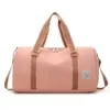 Polyester Travel Duffel with Shoe Compartment Pink color SKU reference