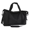 Large Polyester Gym Duffel with Custom Sublimation Options Black / dark reference color SKU reference
