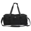 Large-Capacity Polyester Travel and Gym Duffel Black color SKU reference