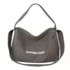 Character-Print Polyester Gym Duffel Bag Gray color SKU reference
