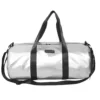 Polyester Gym and Travel Duffel with Shoe Compartment Silver color SKU reference