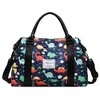 Printed Cartoon Gym and Travel Duffel Bag Print 3 color SKU reference