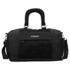 23 L Expandable Travel Duffel with Shoe & Wet/Dry Pockets Black color SKU reference