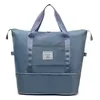 Expandable Sports Tote with Luggage Handle Holder Black color SKU reference