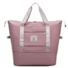 Expandable Sports Tote with Luggage Handle Holder Pink color SKU reference
