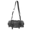 Compact Polyester Sling Messenger Bag for Gym and Travel Gray color SKU reference
