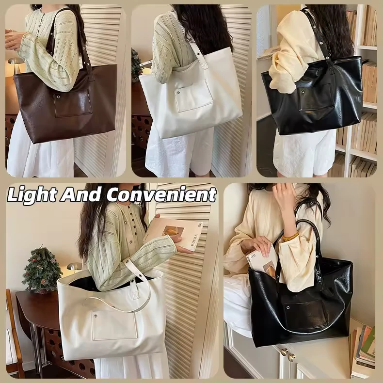 22 L Minimalist PU Shoulder Travel Tote product reference image