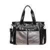 28 L PU Sport & Travel Tote with Exterior Pocket Silver color SKU reference