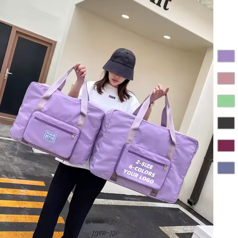 Two-Size Foldable Travel Duffel with Dry and Wet Pocket product reference image