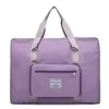 Two-Size Foldable Travel Duffel with Dry and Wet Pocket Lavender color SKU reference