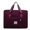 Two-Size Foldable Travel Duffel with Dry and Wet Pocket Burgundy color SKU reference