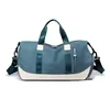 Dry and Wet Gym Duffel with Shoe Compartment Sky Blue color SKU reference