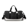 Dry and Wet Gym Duffel with Shoe Compartment Black color SKU reference