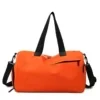 Small Dry and Wet Gym Duffel with Shoe Compartment Orange color SKU reference