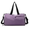 Small Dry and Wet Gym Duffel with Shoe Compartment Purple color SKU reference