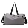 Small Dry and Wet Gym Duffel with Shoe Compartment Dark Gray color SKU reference