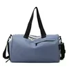 Small Dry and Wet Gym Duffel with Shoe Compartment Light Blue color SKU reference