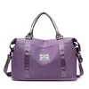 Expandable Polyester Gym Duffel with Wet-Dry Pocket Violet color SKU reference