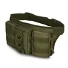 Triple-Pocket Nylon Tactical Sling Waist Pack Color option 03 color SKU reference