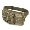 Triple-Pocket Nylon Tactical Sling Waist Pack Color option 05 color SKU reference