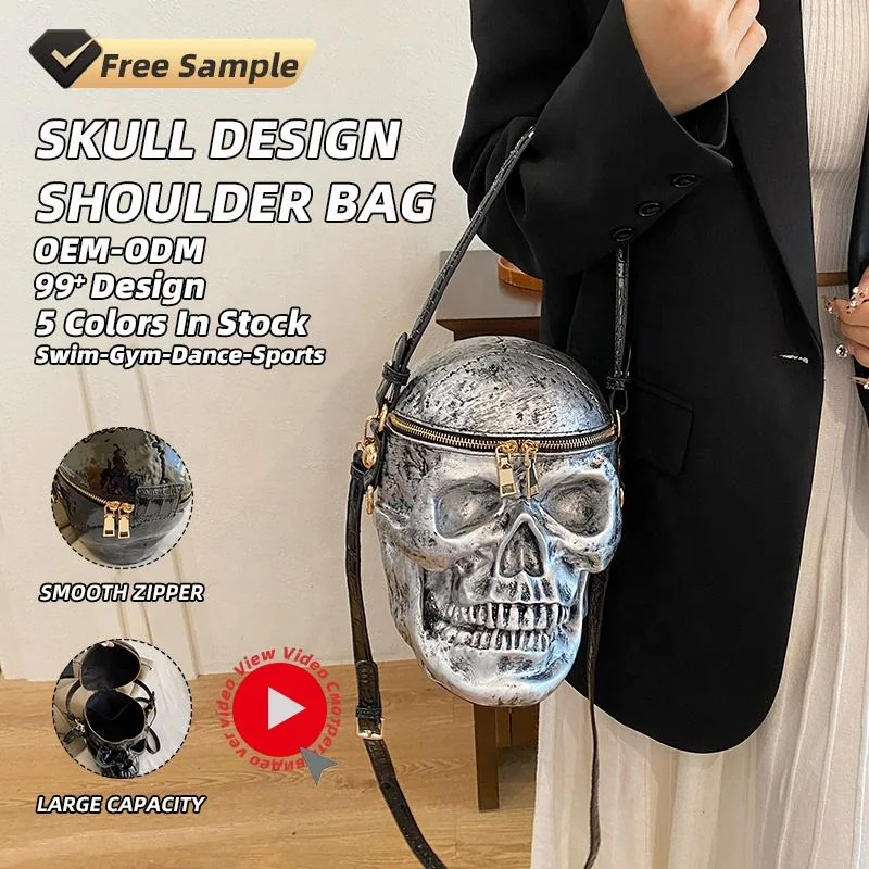 Skull-Shape PU Crossbody Bag product reference image