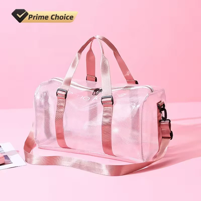Transparent PVC Travel Duffel with Six Colorways product reference image
