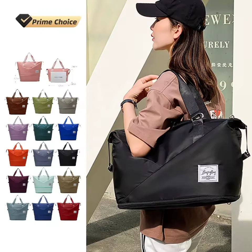 Expandable Nylon Gym Duffel with Computer Pocket product reference image