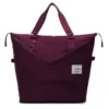 Expandable Nylon Gym Duffel with Computer Pocket Sky blue color SKU reference