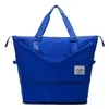 Expandable Nylon Gym Duffel with Computer Pocket Violet color SKU reference