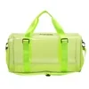 Clear PVC Travel Duffel with Transparent Panels Green color SKU reference