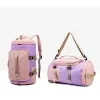 3-in-1 Yoga & Gym Duffel with Laptop and Shoe Storage Pink color SKU reference