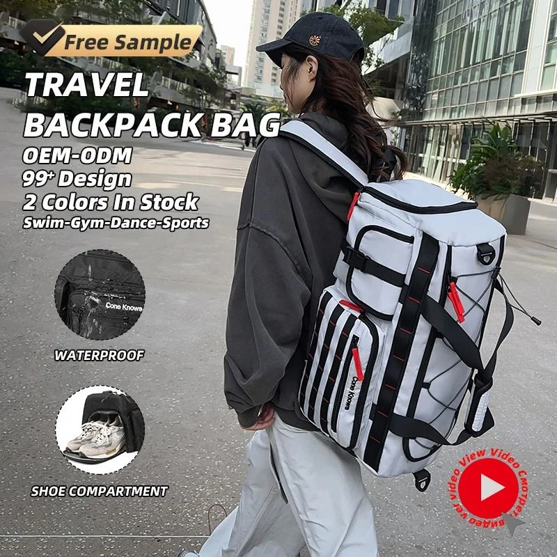 Nylon Gym Duffel with Shoe & Wet/Dry Compartments product reference image