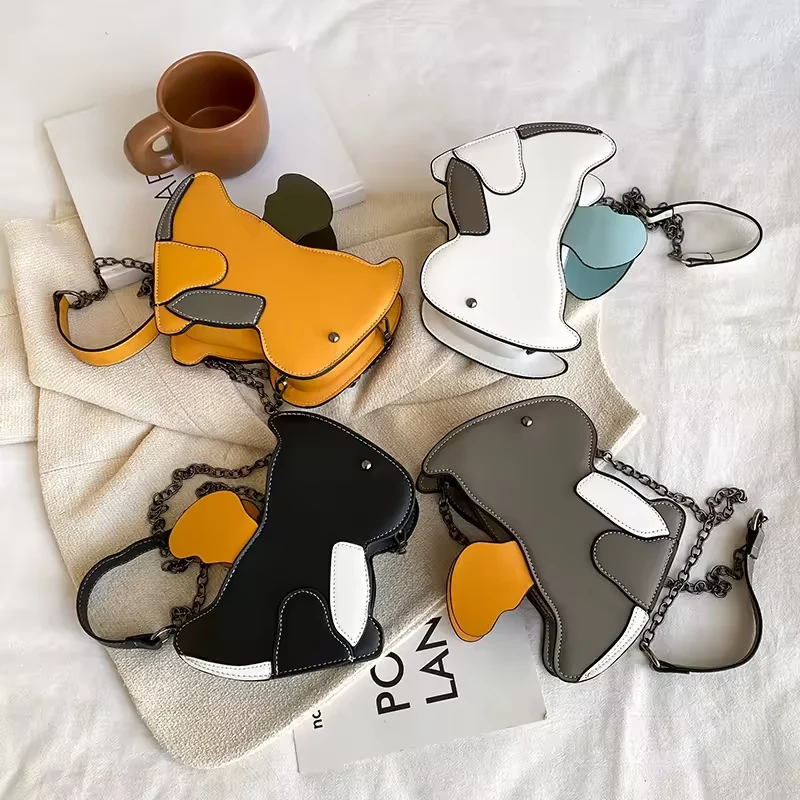 Dinosaur-Shaped PU Mini Crossbody Bag product reference image