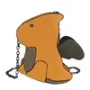 Dinosaur-Shaped PU Mini Crossbody Bag Gold color SKU reference