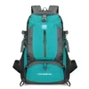 50L Nylon Travel Backpack with Shoe Compartment & Laptop Sleeve Lake blue color SKU reference