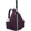16L Polyester Racket Bag for Tennis, Badminton & Pickleball Purple color SKU reference