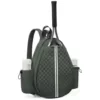 16L Polyester Racket Bag for Tennis, Badminton & Pickleball Green color SKU reference