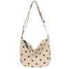Corduroy Polka-Dot Crossbody Messenger Bag Color reference 01 color SKU reference