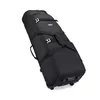 Three-Ball Bowling Trolley Bag with Shoe Compartment Black color SKU reference